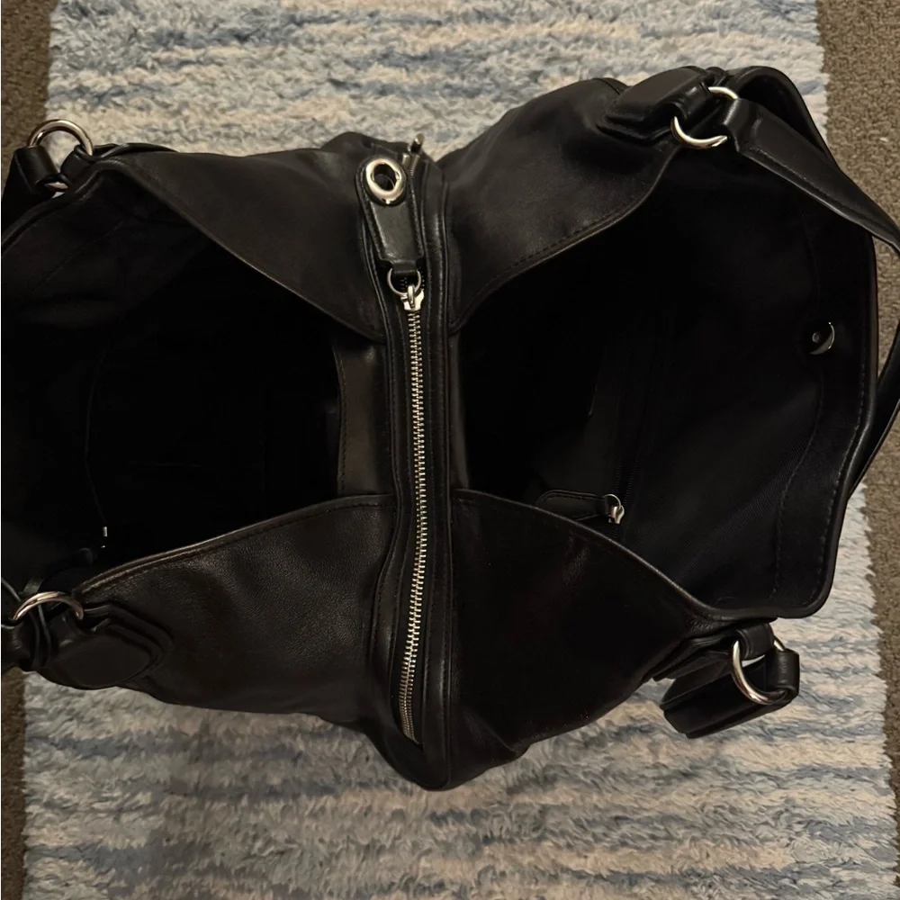 LIKE NEW Coach Edie Signature Leather & Canvas Shoulder Bag - FLAWLESS - Picture 3 of 13